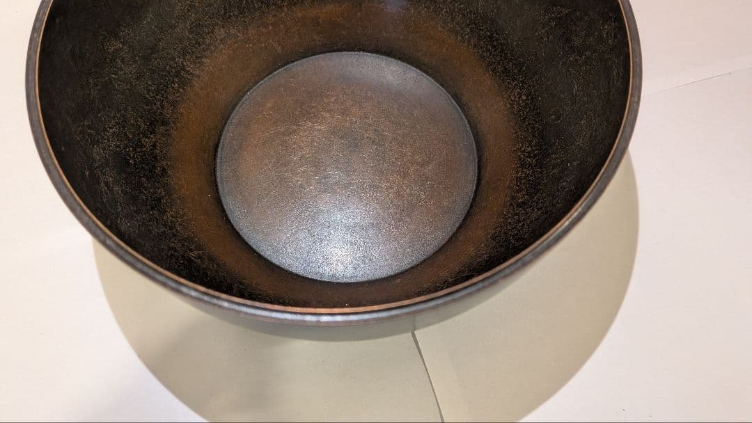 唐銅風炉師『福島宗秀』而妙斎好写 砂張筋建