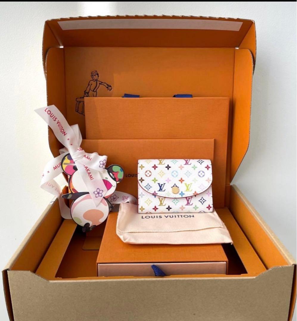 完売品❗️新品、未使用　ルイヴィトン　ポルトモネロザリ　村上隆　マルチカラー財布 楽天市場】【新品】 ルイヴィトン ミニ財布 LV × TM ポルトモネ ロザリ