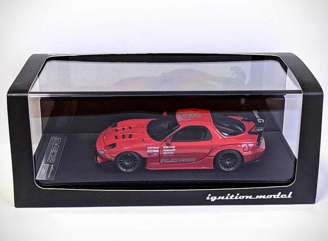 イグニッションモデル 1/43 マツダ RX-7 FD3S RE雨宮 レッド