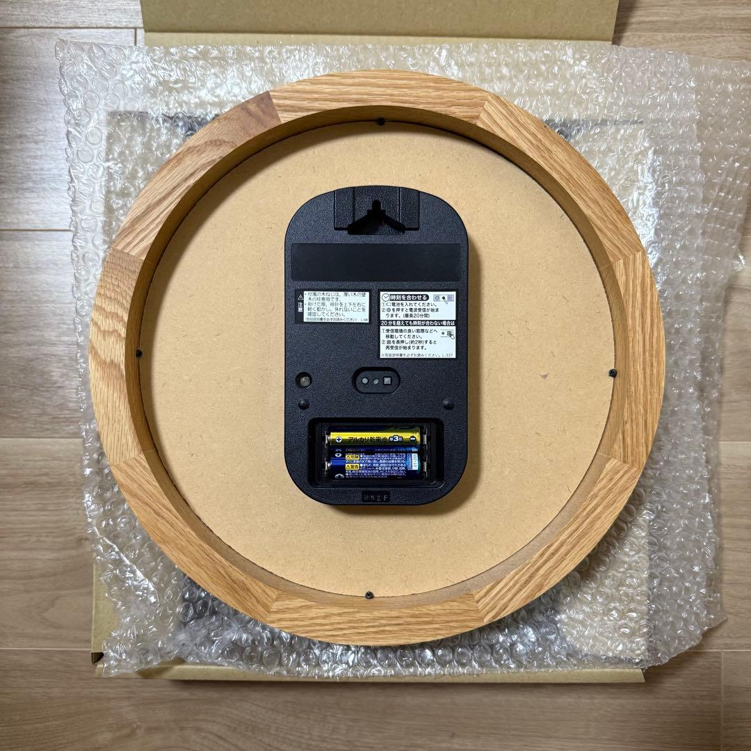 KATOMOKU カトモク 電波時計 壁掛け時 muku clock 13