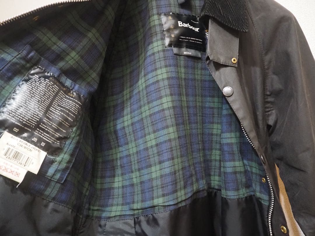 S*x様 Barbour BEDALE オイルドジャケット　ブラック