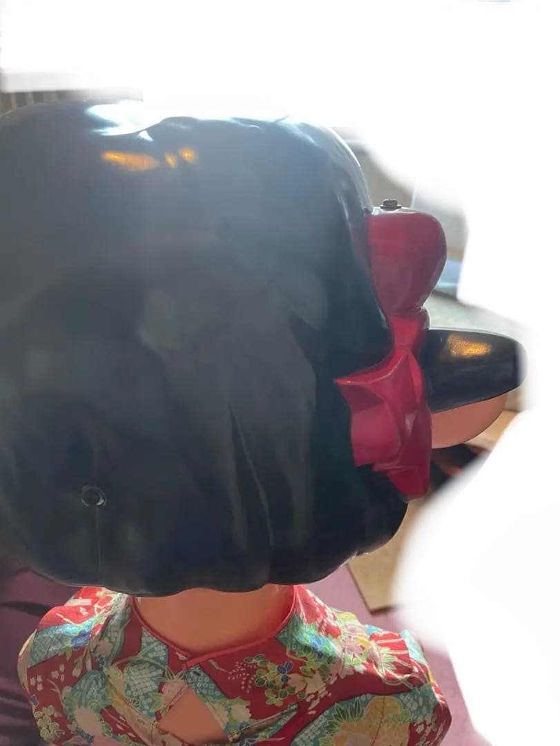 花柄 浴衣 等身大 ペコちゃん