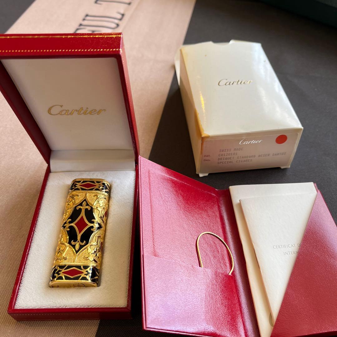 カルティエ　ライター　七宝
