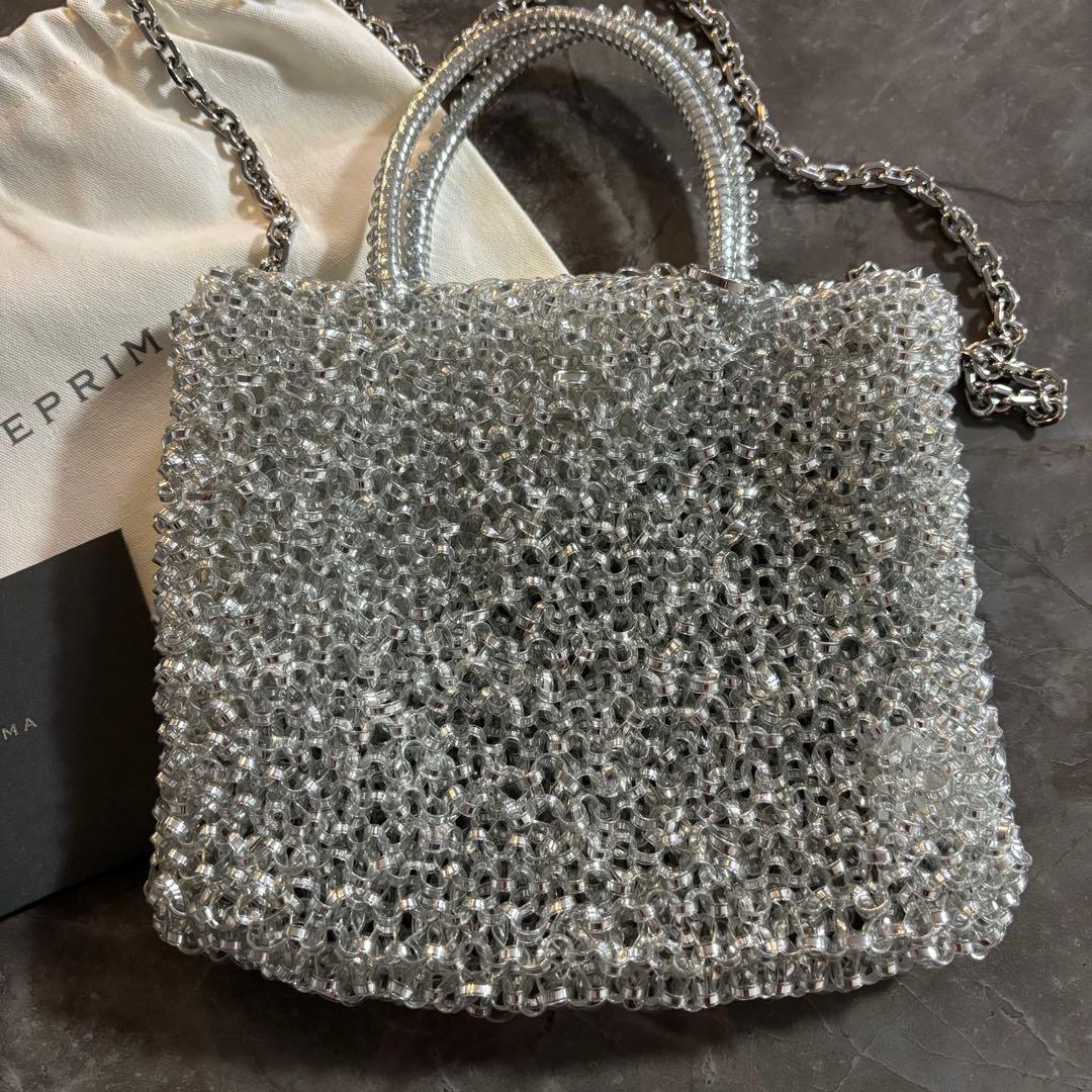 アンテプリマ ワイヤーバッグ スタンダード ミニアトゥーラ シルバー