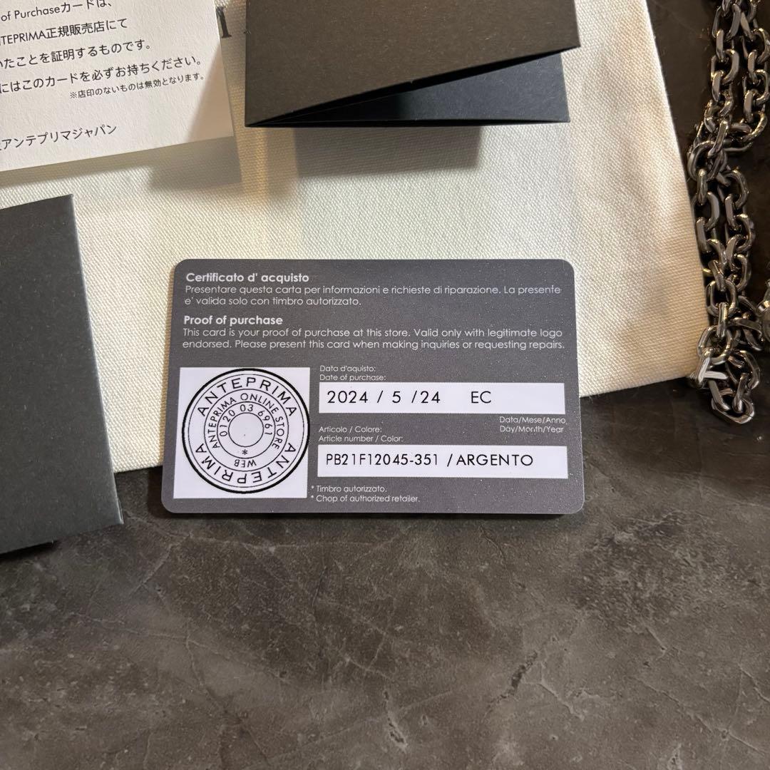 アンテプリマ ワイヤーバッグ スタンダード ミニアトゥーラ シルバー