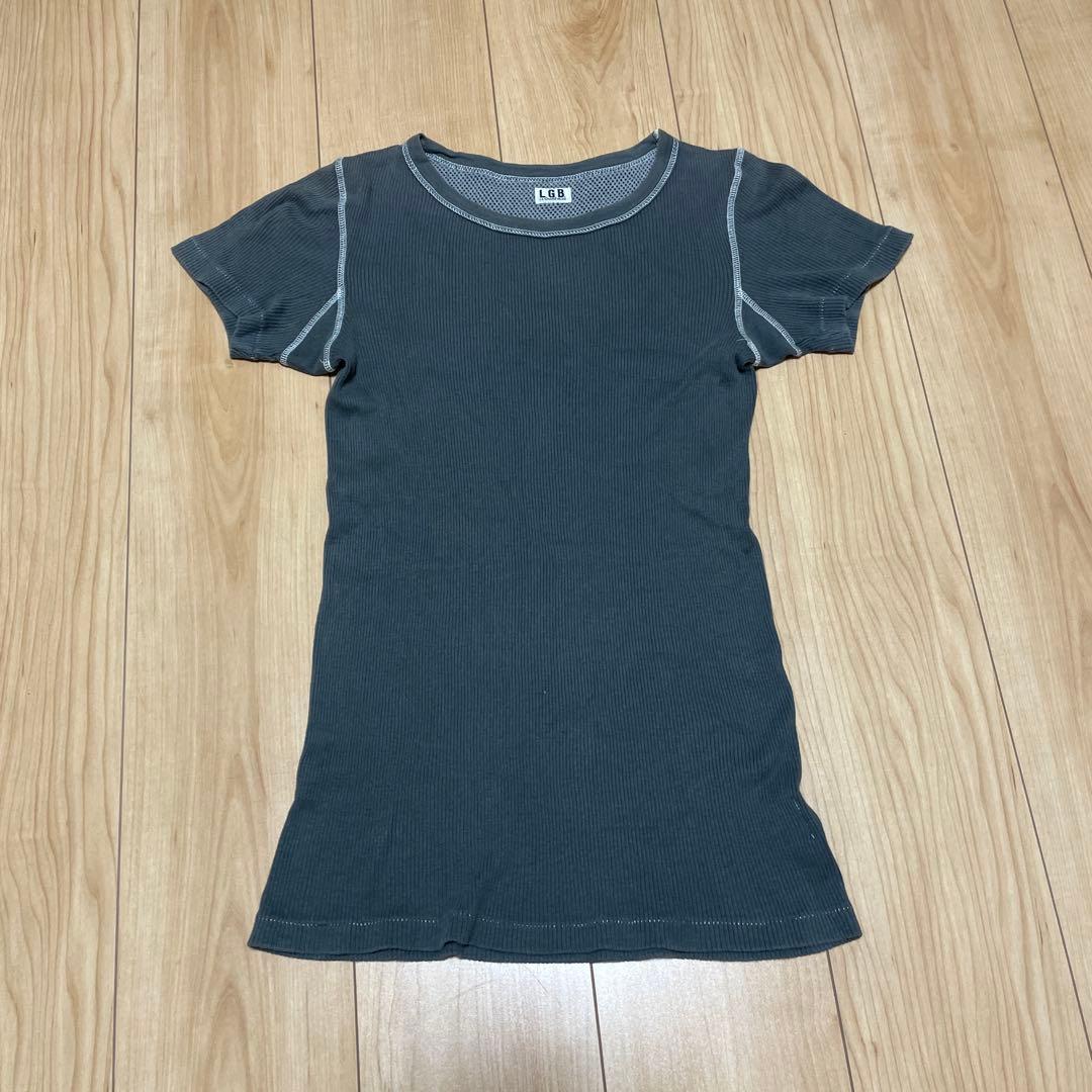 L.G.B. ダークグレー Tシャツ