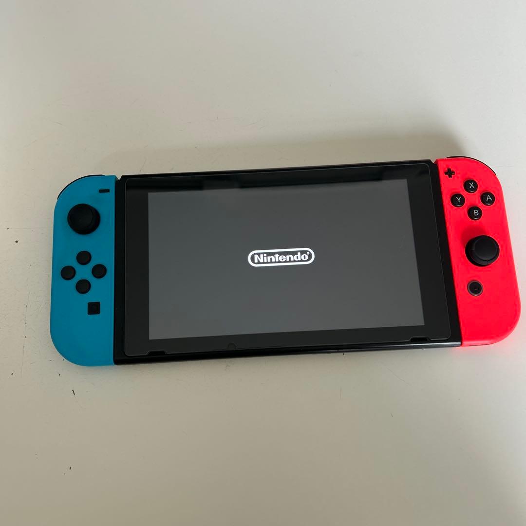 Nintendo Switch 本体 青/赤＋付属品＋箱付き