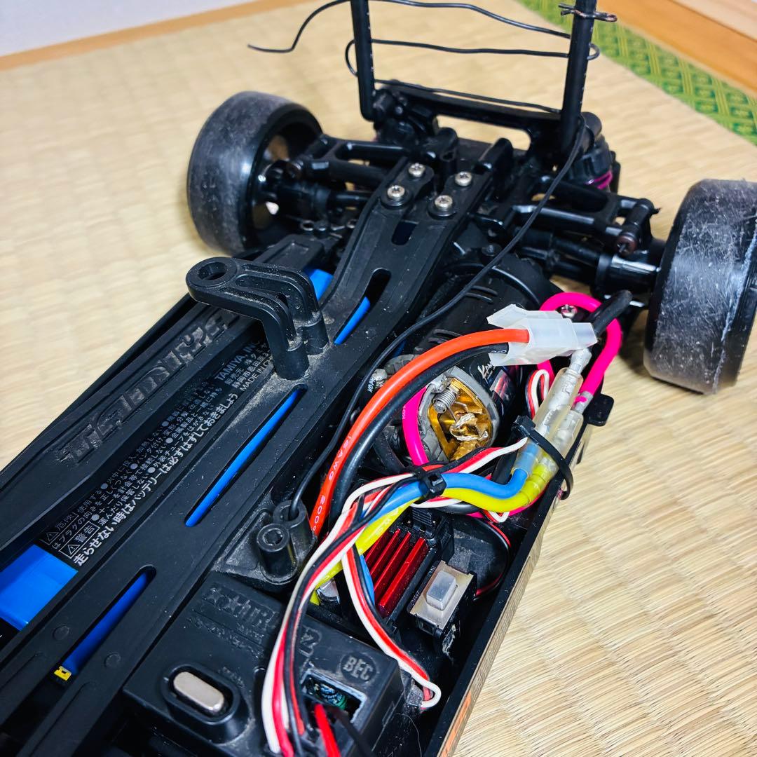 このまま使用可】ラジコン ドリフト R32 スカイライン シャーシ フルセット