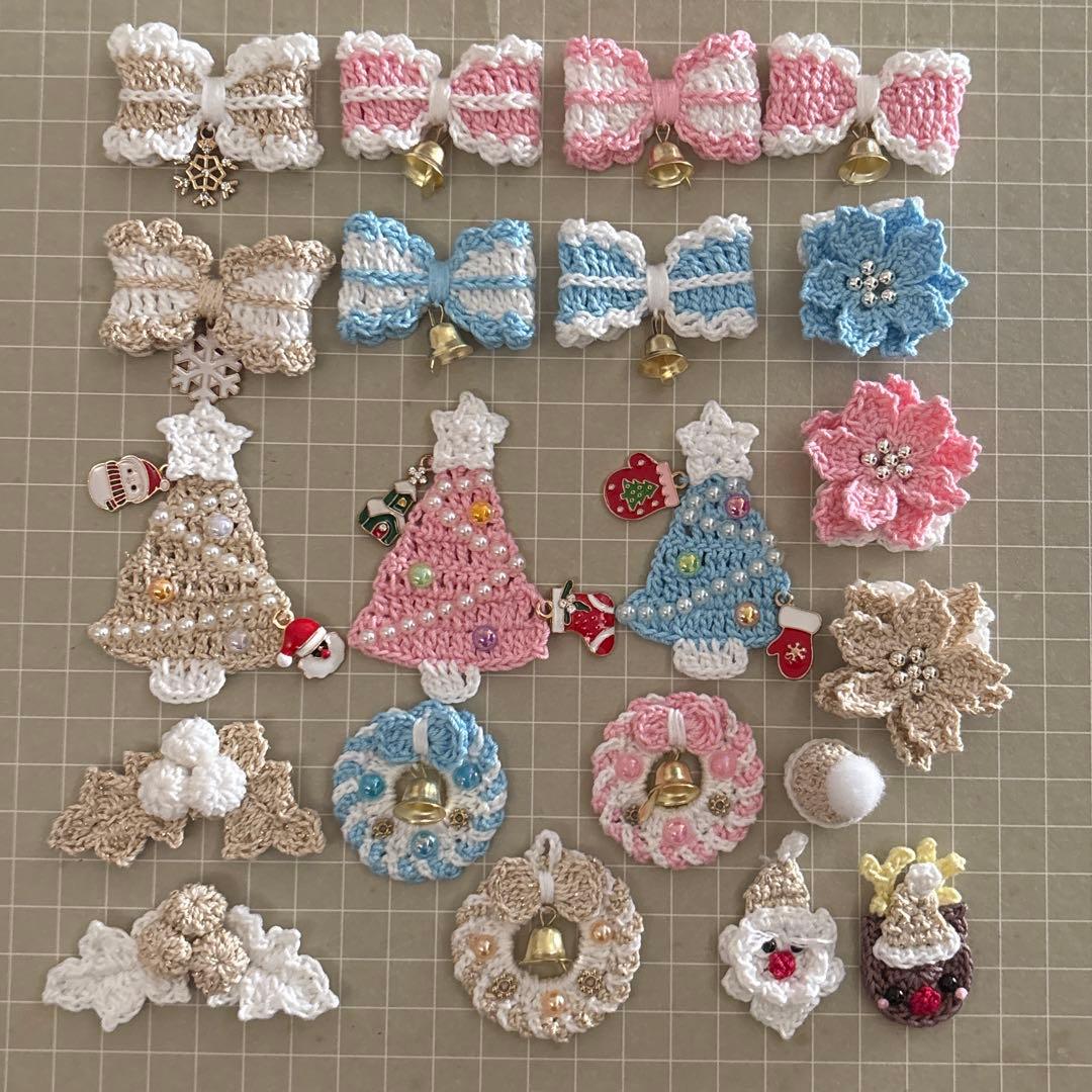 かぎ編み Xmasモチーフ