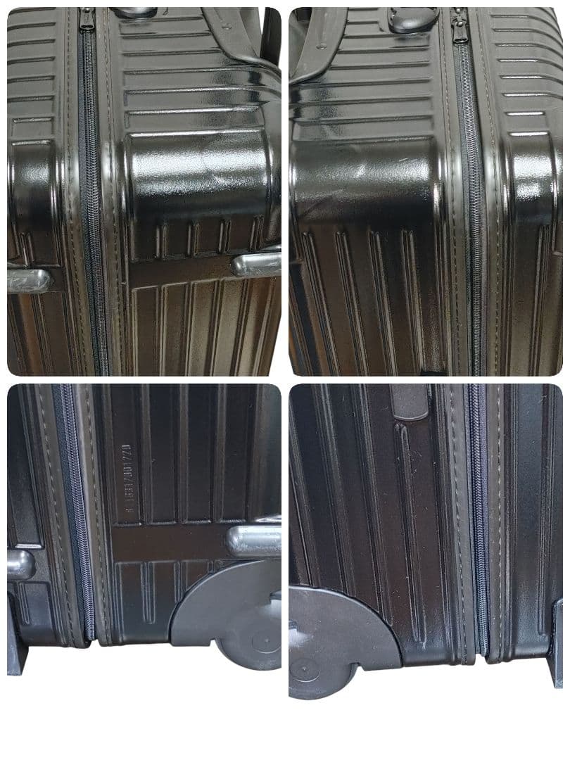 希少】 RIMOWA サルサ2輪 縦開き キャリーケース 黒 63L 廃盤 稀少