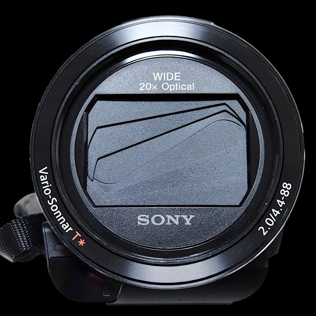 【美品】SONY ソニー 高性能 4Kビデオカメラ FDR-AX45A ブラック