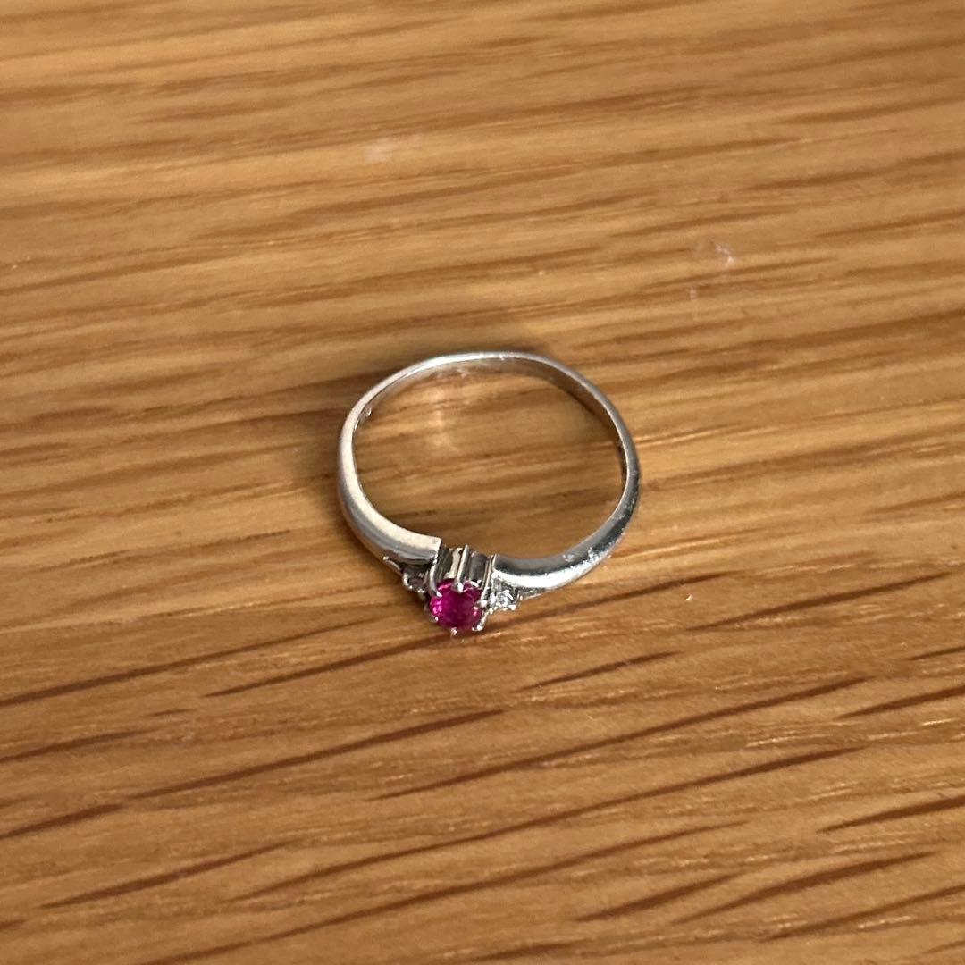 ゆ*ー様 ルビー&ダイヤモンドリング 10号