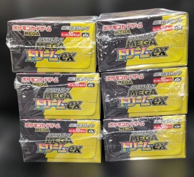 ポケモンカードゲームMEGAドリームexシュリンク付き 6box - メルカリ