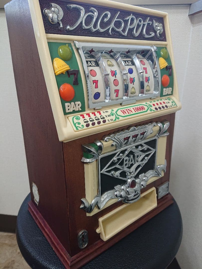 珍品 ジャックポット jackpot / スロット型 ラジカセ 珍品 ジャック