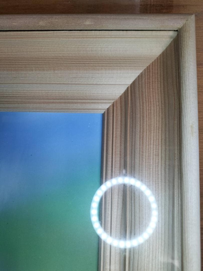 ラフコリー 立体美術時計 78.8cm×60cm 白木額縁 未使用品