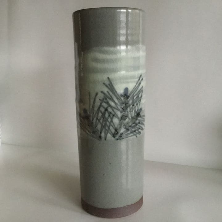 河合誓徳 花入 供箱 供布 栞付き 瑞松瓶 美品 未