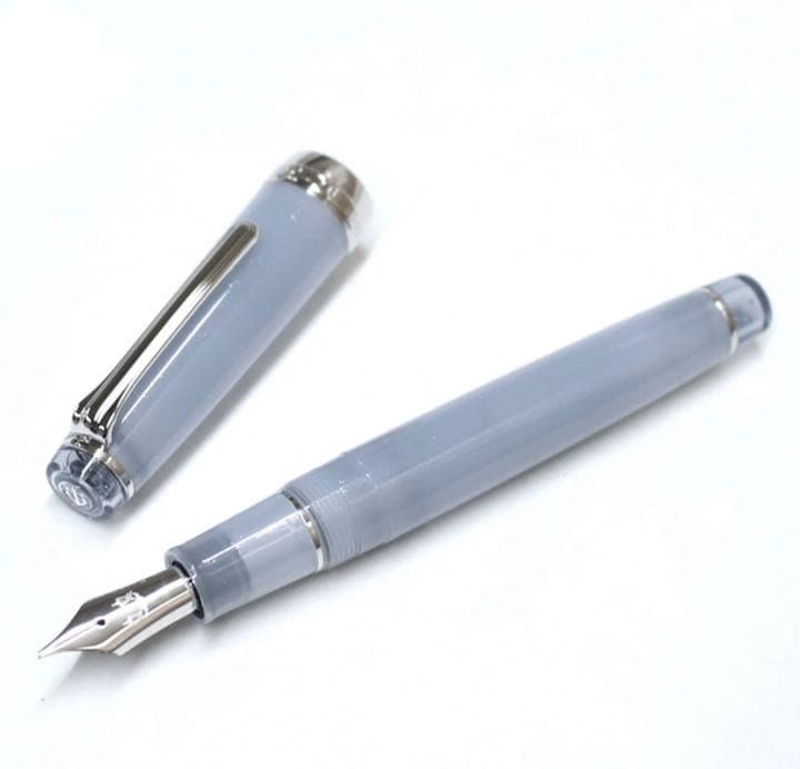 八文字屋 限定 銀山スノーグレー F セーラー万年筆