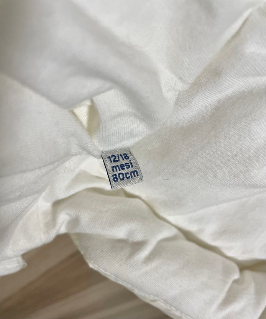 Xmasセール✨【モンクレール】白　キッズダウン　80cm