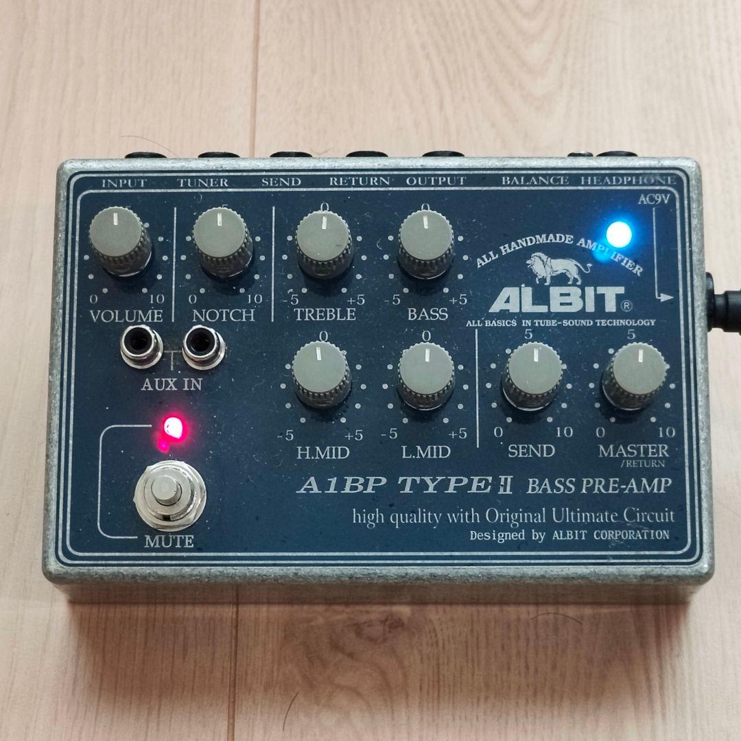 ALBIT A1BP VINTAGE 真空管搭載ベースプリアンプ ベーシスト必見！本物