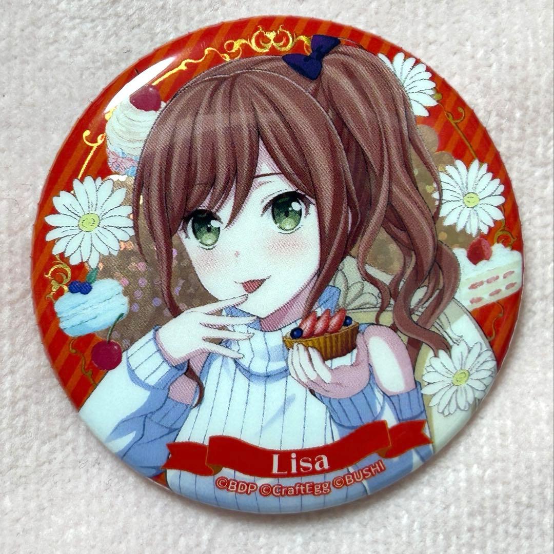 バンドリBanGDream 今井リサ 缶バッジ Roselia - メルカリ