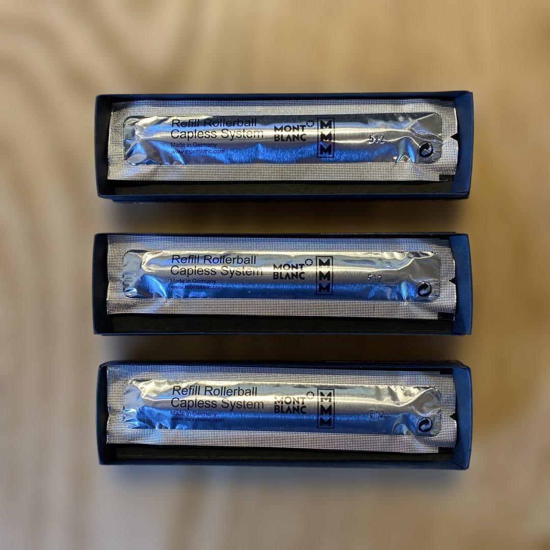 MONTBLANC ローラーボール替え芯 新品 3本セット 詳細ページ | 万年筆