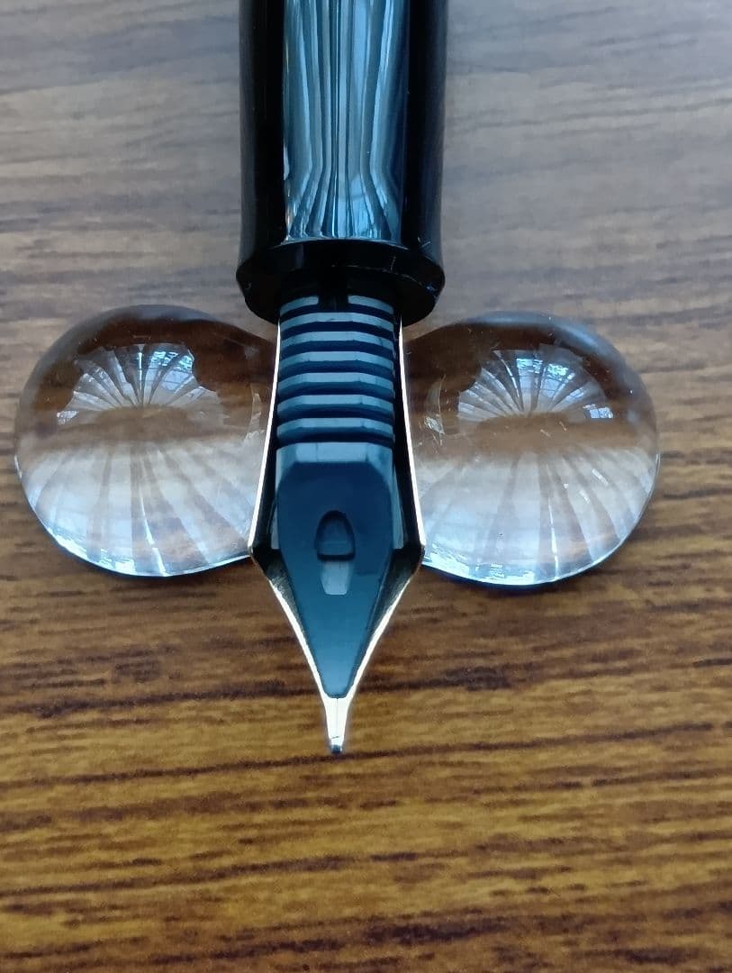 新品未使用 2015年製 SMニブ (中字軟) 74 14金 ゴールド 万年筆