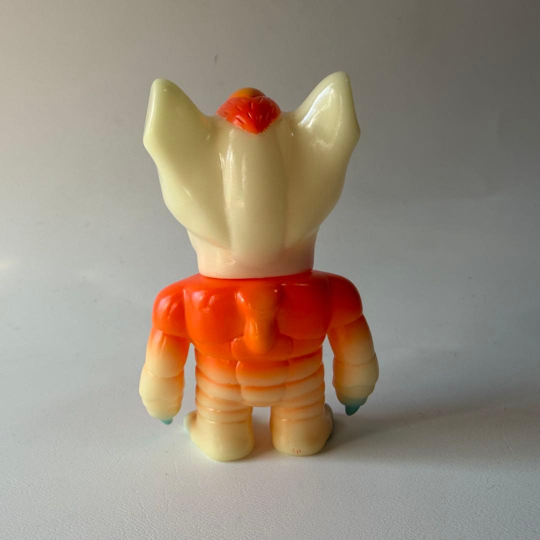 リアルヘッド　ジンジャーR　ミニ　ソフビ　フィギュア　オレンジ　水色