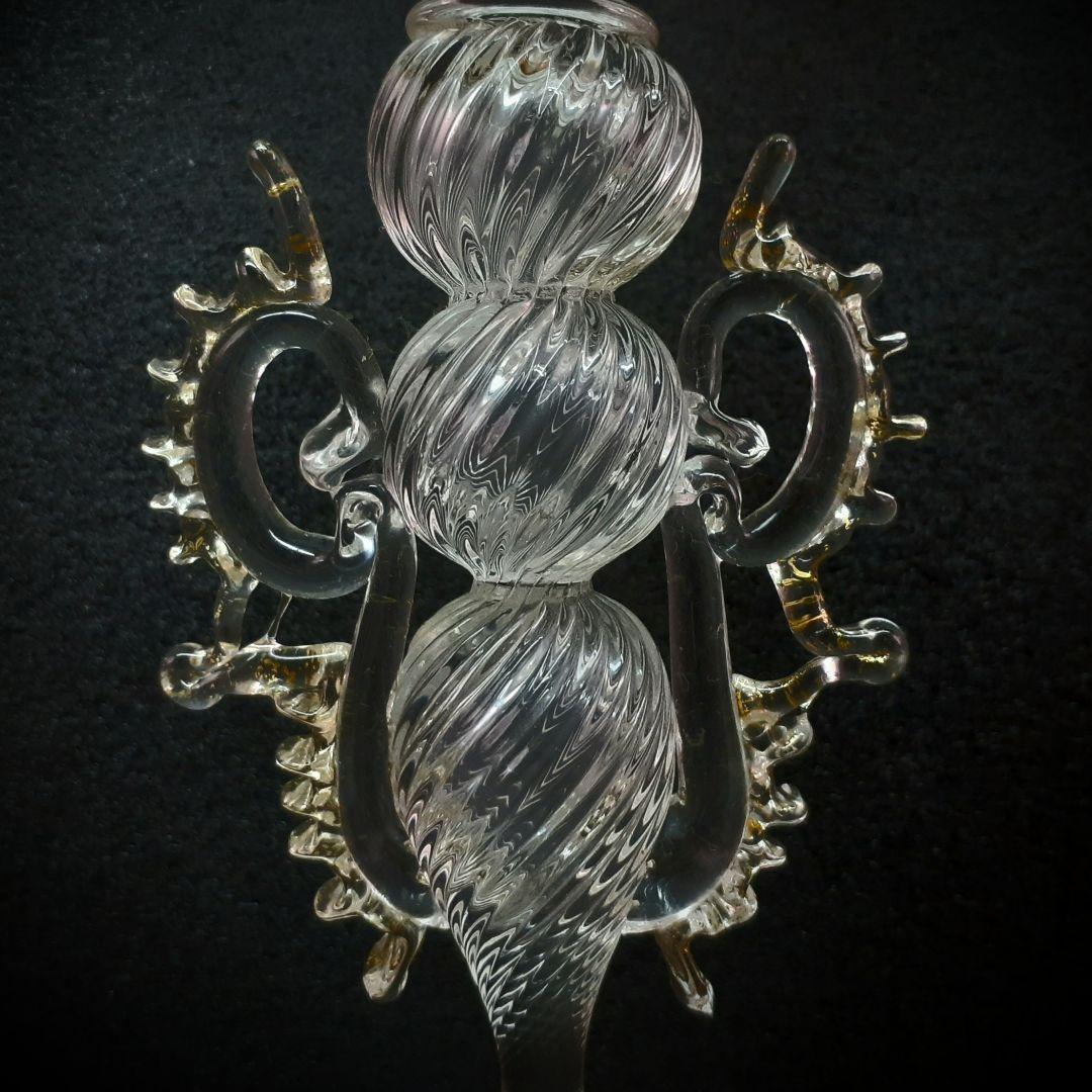 MURANO La Fenice ムラノ ラ フェニーチェ 双耳 ドラゴングラスの通販