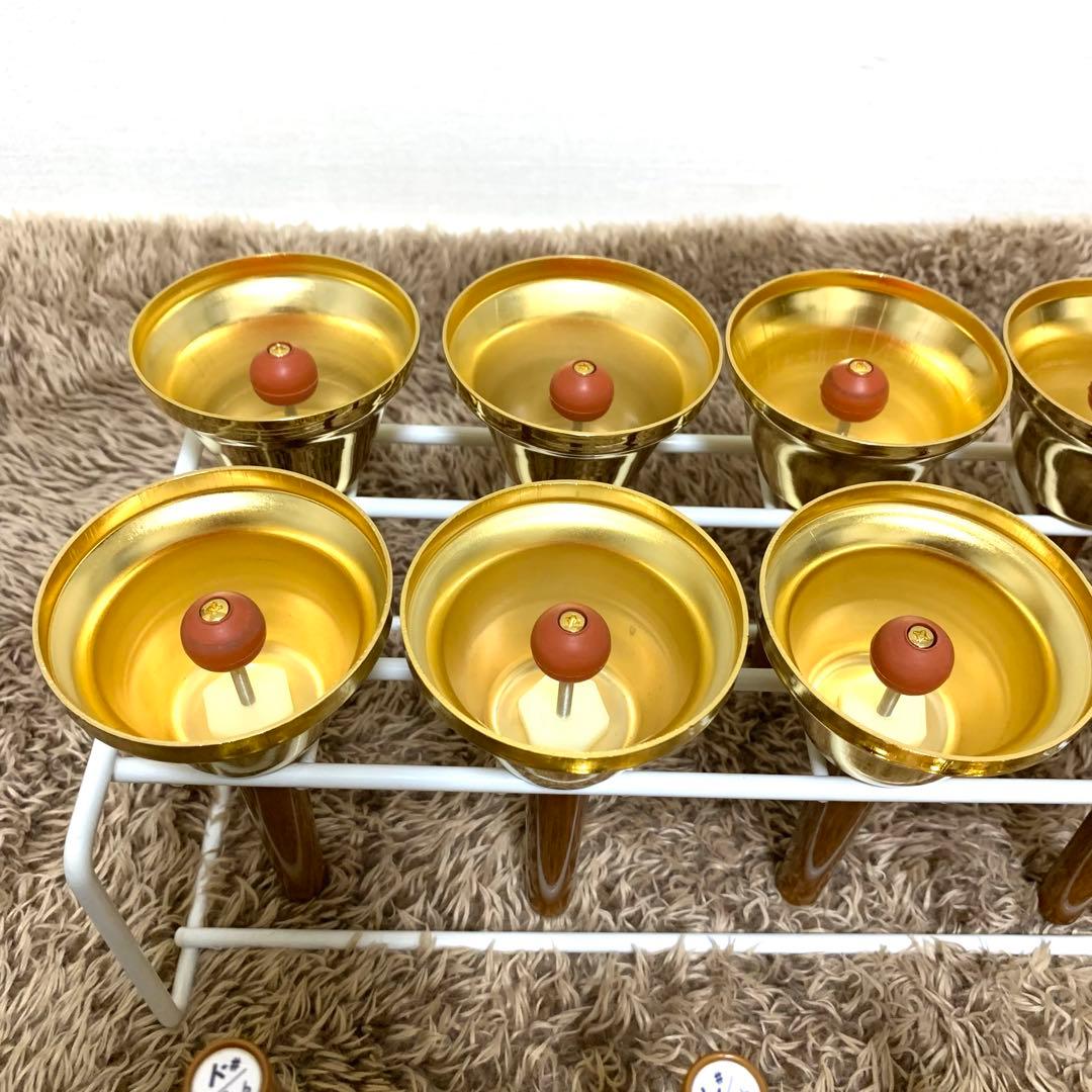 美品 ウチダ ハンドベル ゴールド27音 純正ケース付 - メルカリ