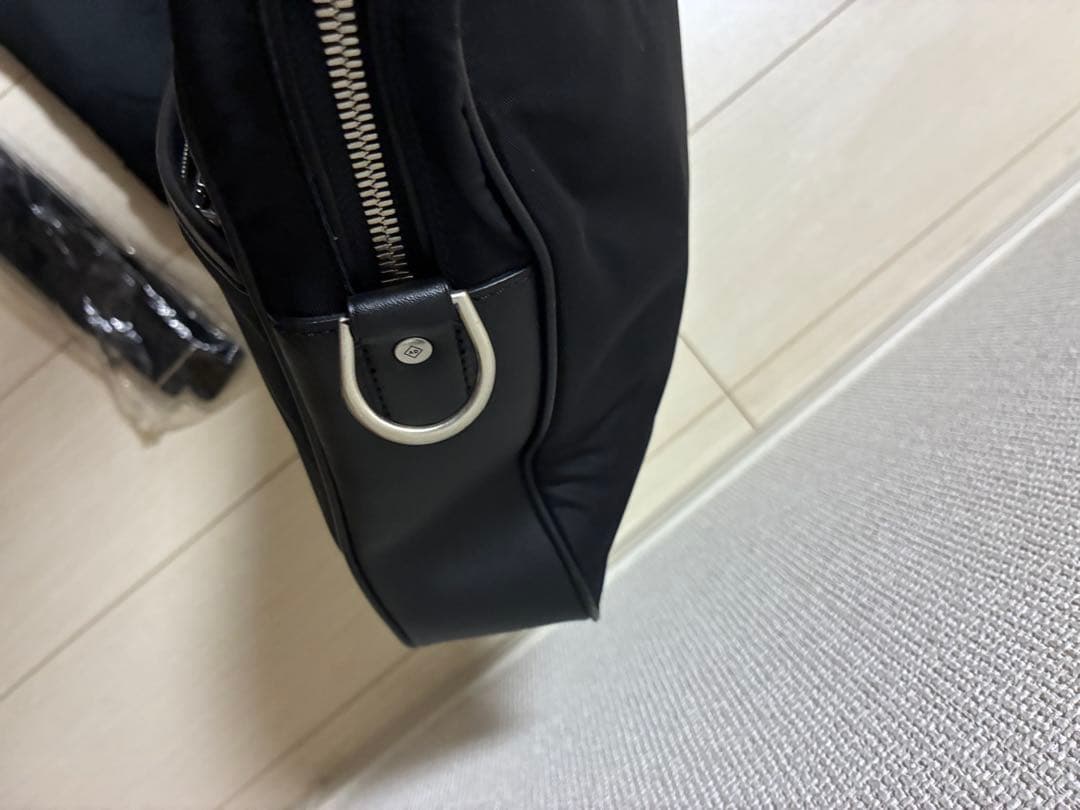 美品　ダンヒル　ビジネスバッグ　ガーズマン　ナイロン×レザー ブラック