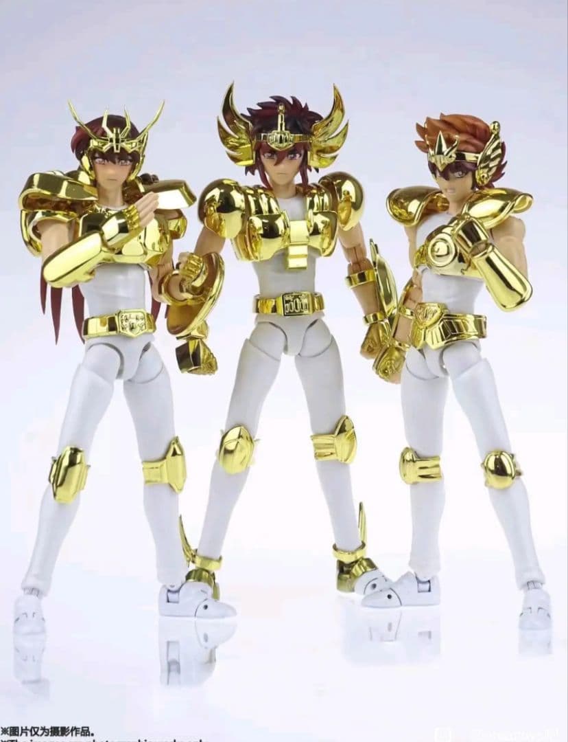 聖闘士聖衣神話EXサイズ初期青銅聖闘士原作版星矢　紫龍　氷河　瞬　一輝黄金カラー