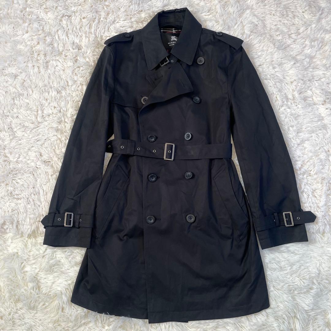 美品 バーバリーブラックレーベル トレンチ コート ノバチェック