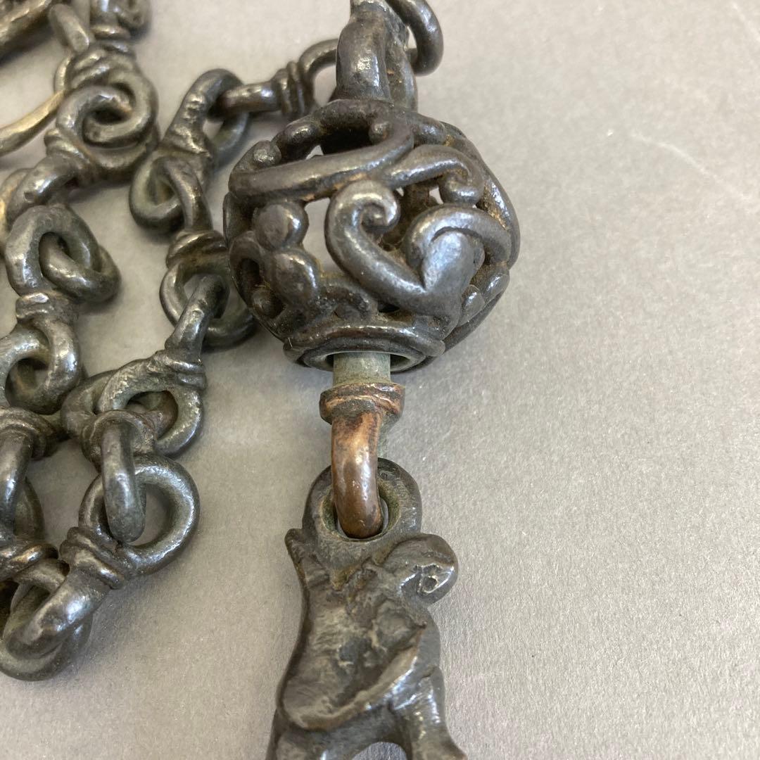 骨董品 茶道具 唐釜鎖 昭和9年4月12日以前の品