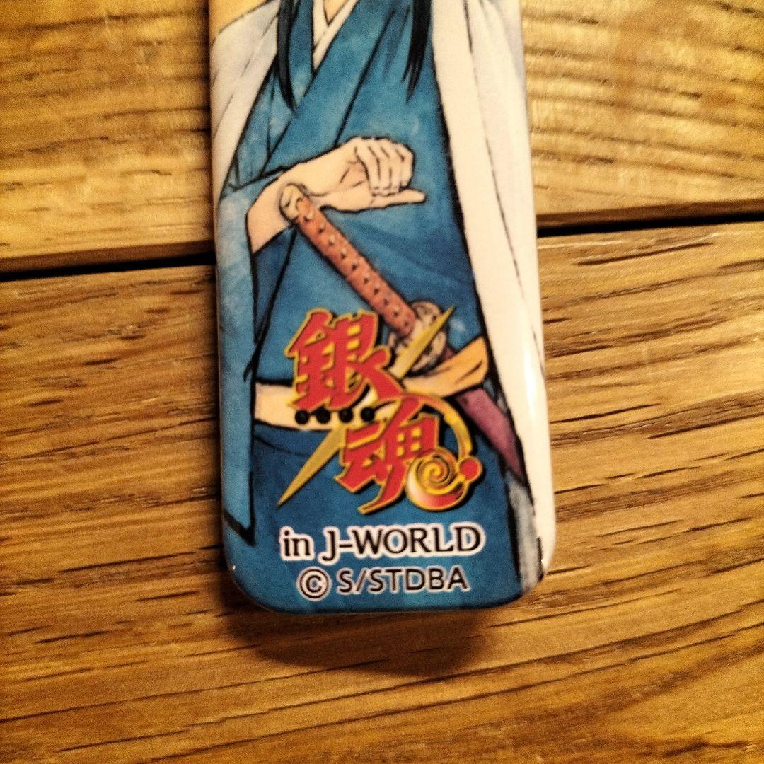 銀魂 桂小太郎 ロングスクエア缶バッジ 花鳥風月 J-WORLD