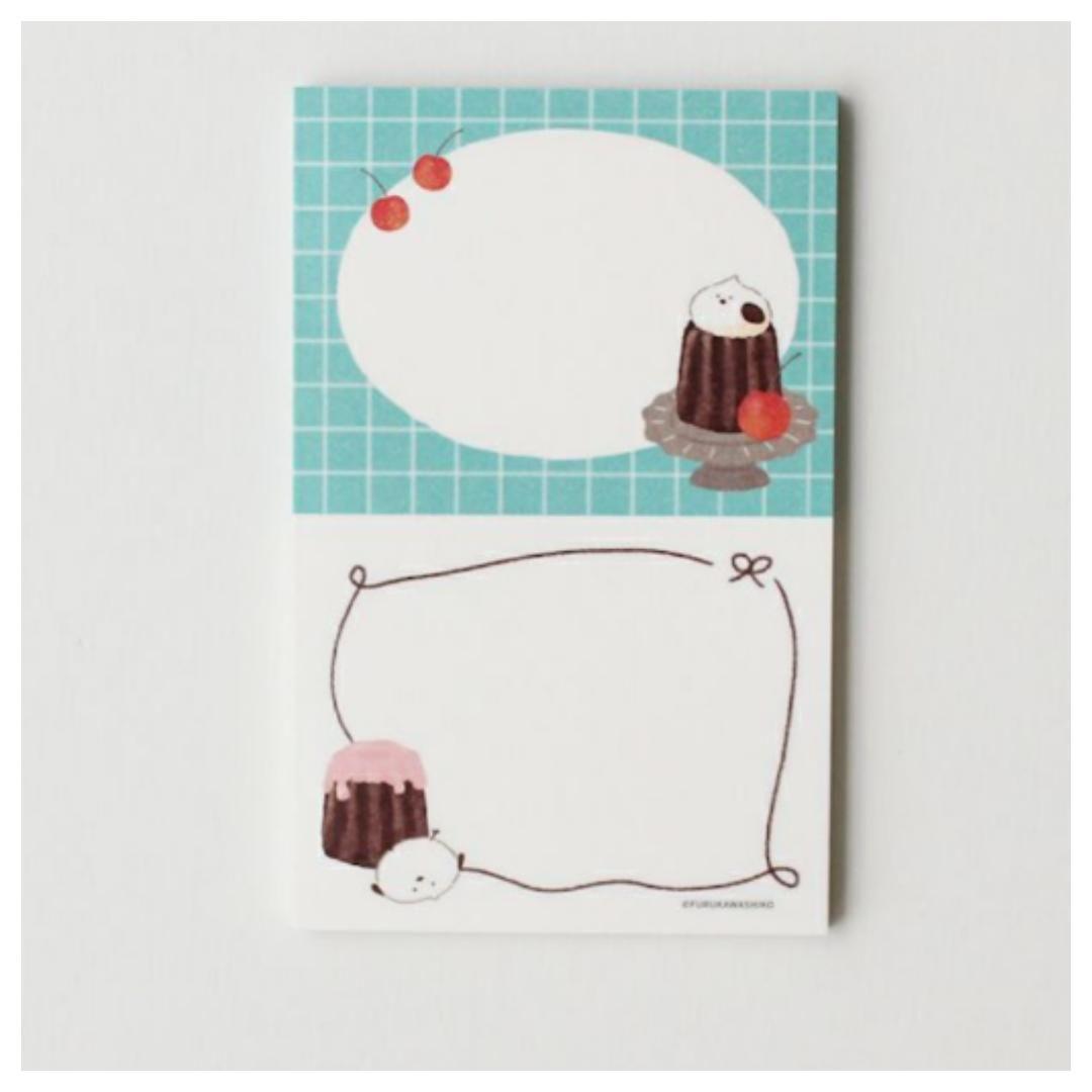 新商品】お菓子などうぶつ工房 ニコイチmemo 18枚 おすそ分け 第2弾