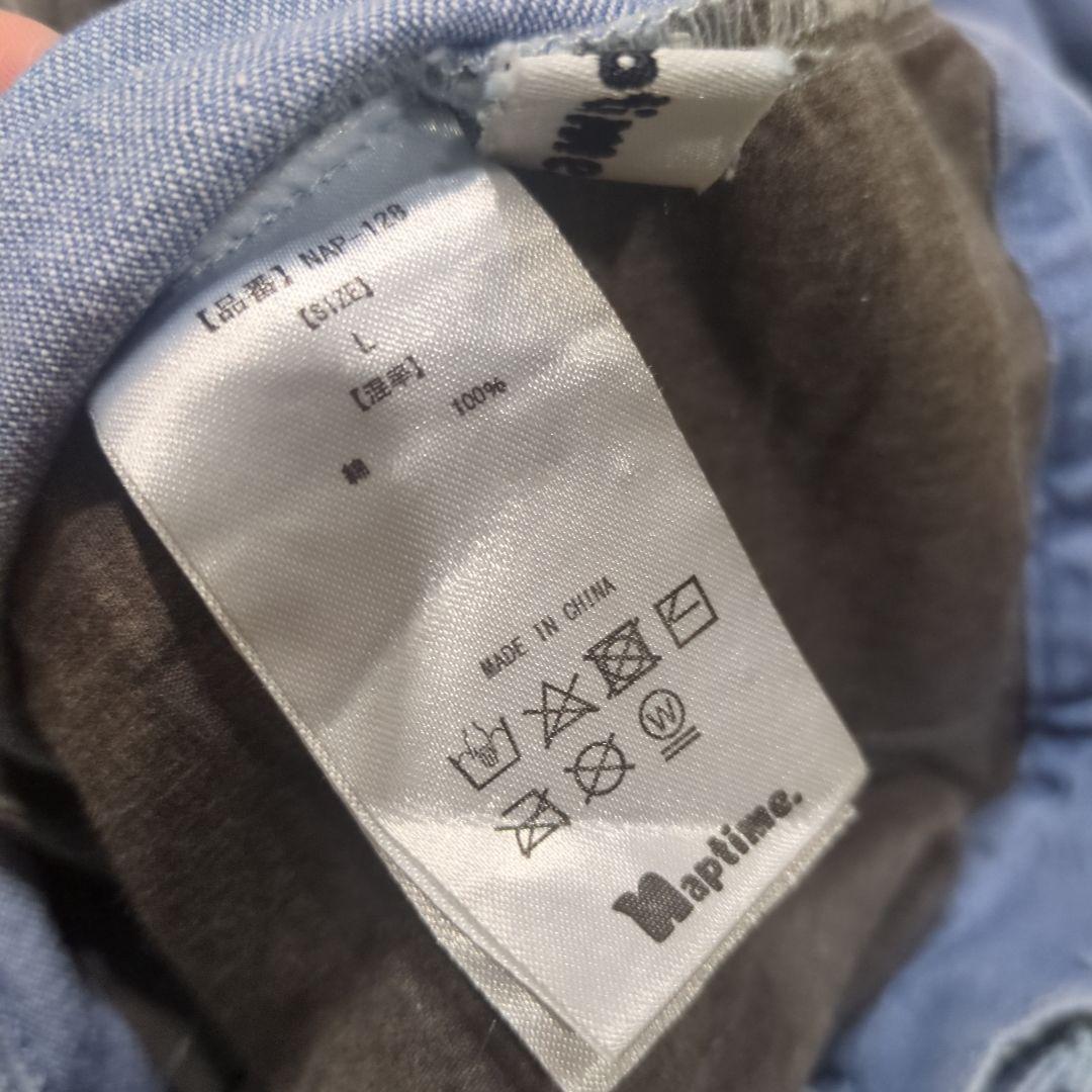 ム*ク様 naptime　デニム 2024SS Lサイズ