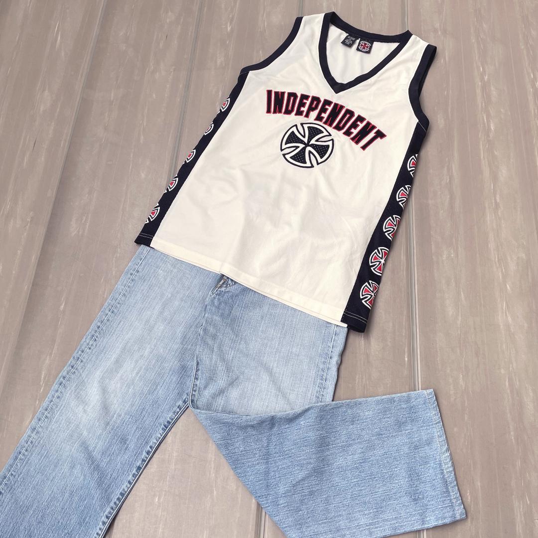 【00年代USA企画】インディペンデント アイアンクロス タンクトップ NHS