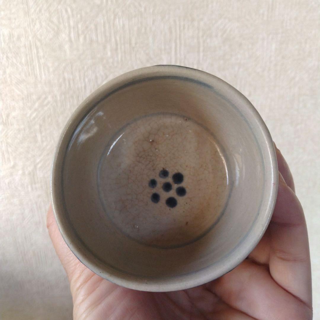 古伊万里美濃太白菊半筒猪口御深井江戸時代B