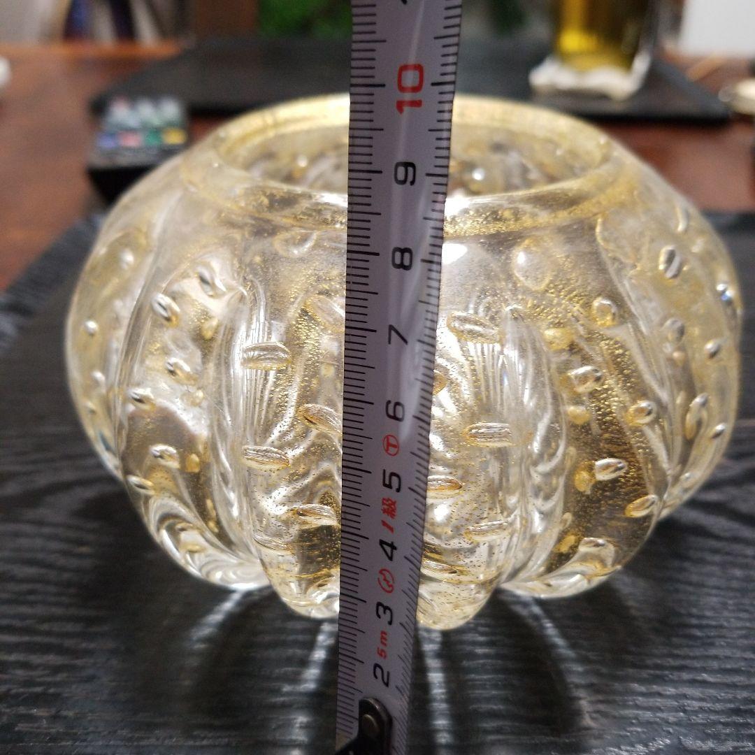 ベネチアンガラスムラノ島ゴールド入りキャンティ入れ - AACLICK.COM