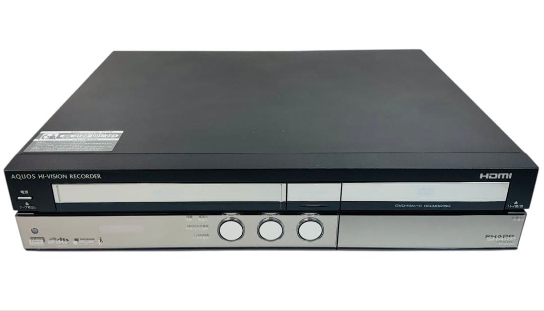 シャープ 地デジ対応 HDD内蔵 VHS一体型DVDレコーダー DV-ACV52