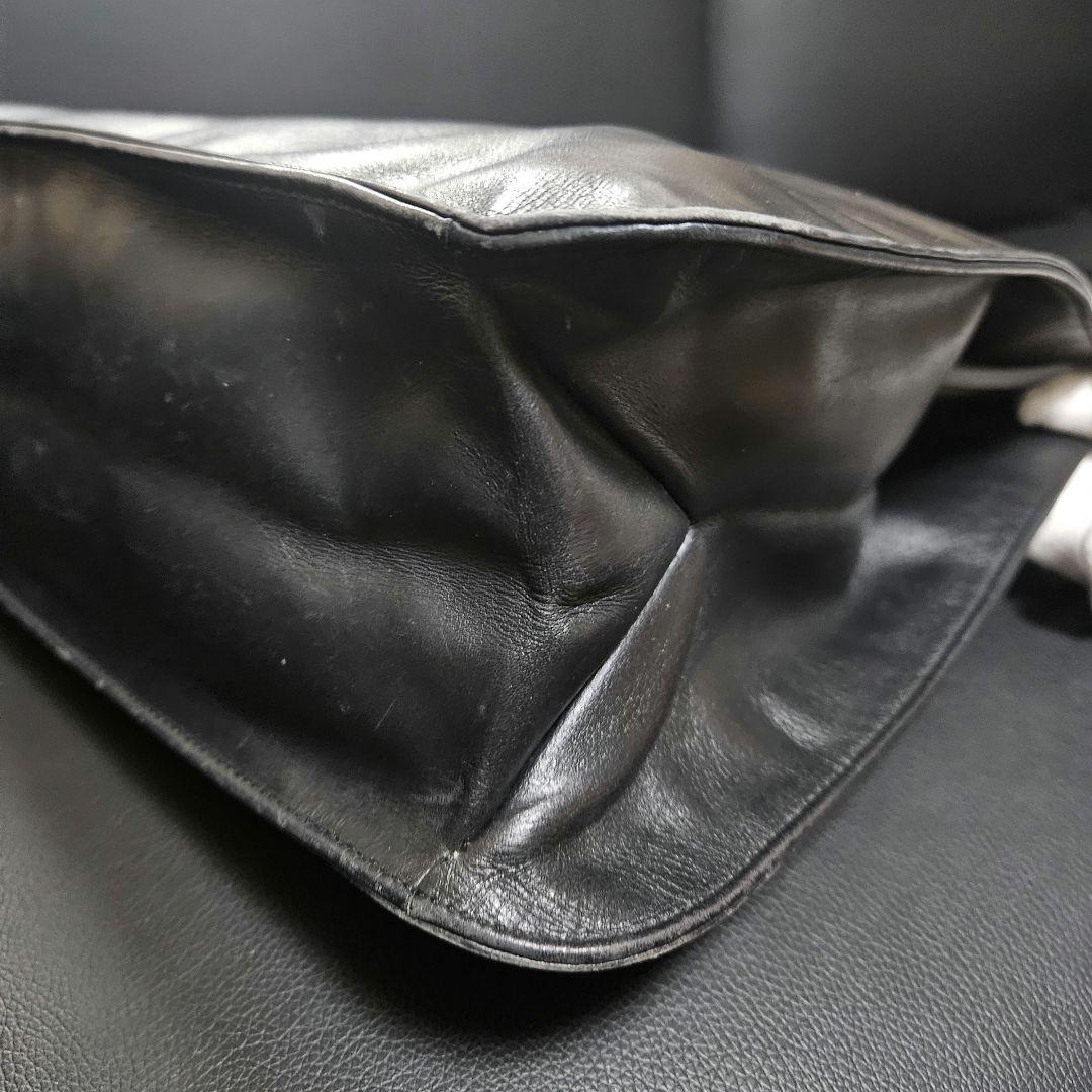 【中古】Gucci グッチ ワンショルダーバック レザー ブラック