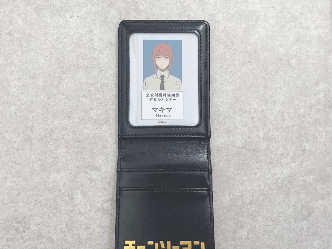 チェンソーマン 公安対魔特異4課 マキマ 公安手帳風パスケース チェンソーマン マキマ ポップアップストア限定 公安対魔特異4課手帳