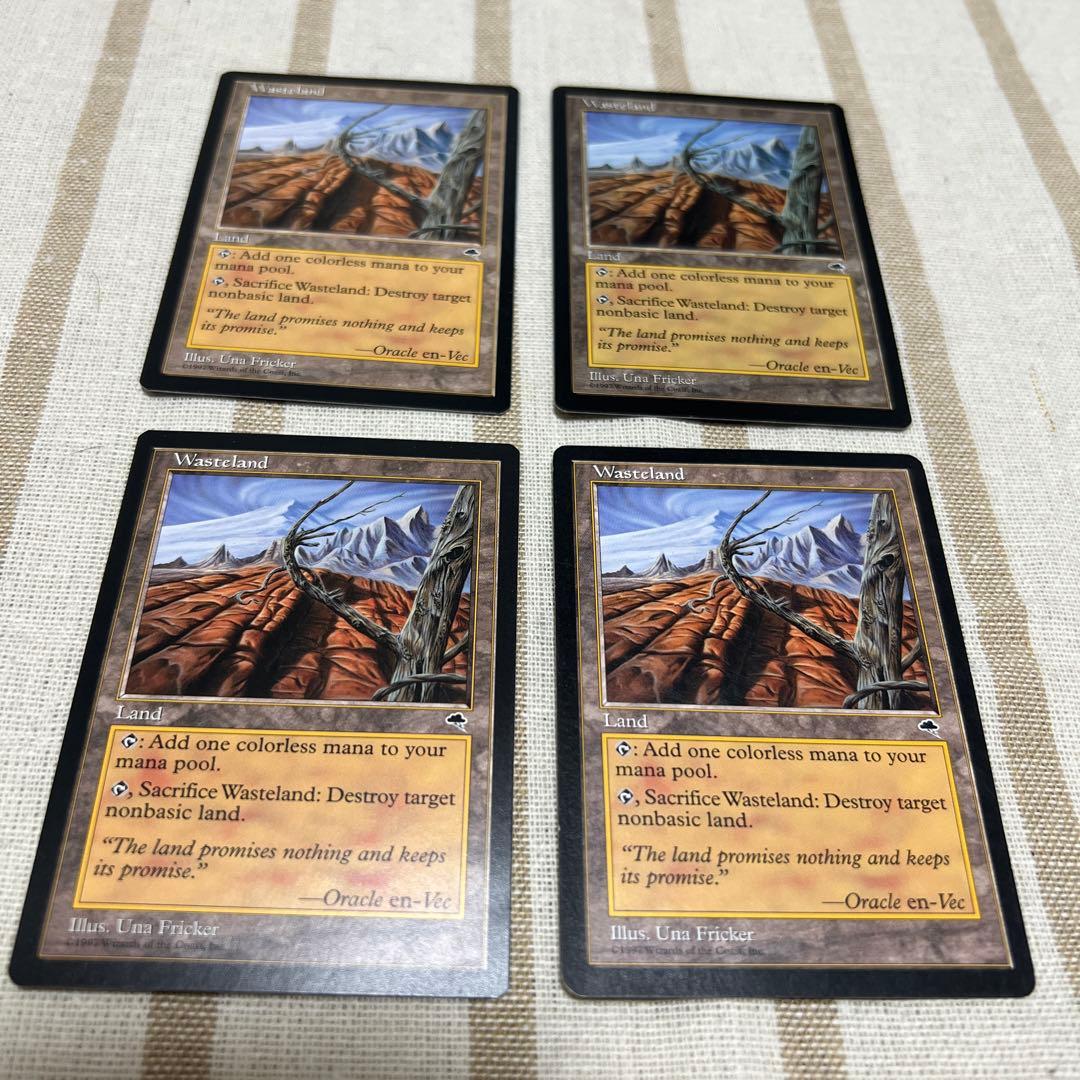 MTG 不毛の大地/Wasteland 4枚セット