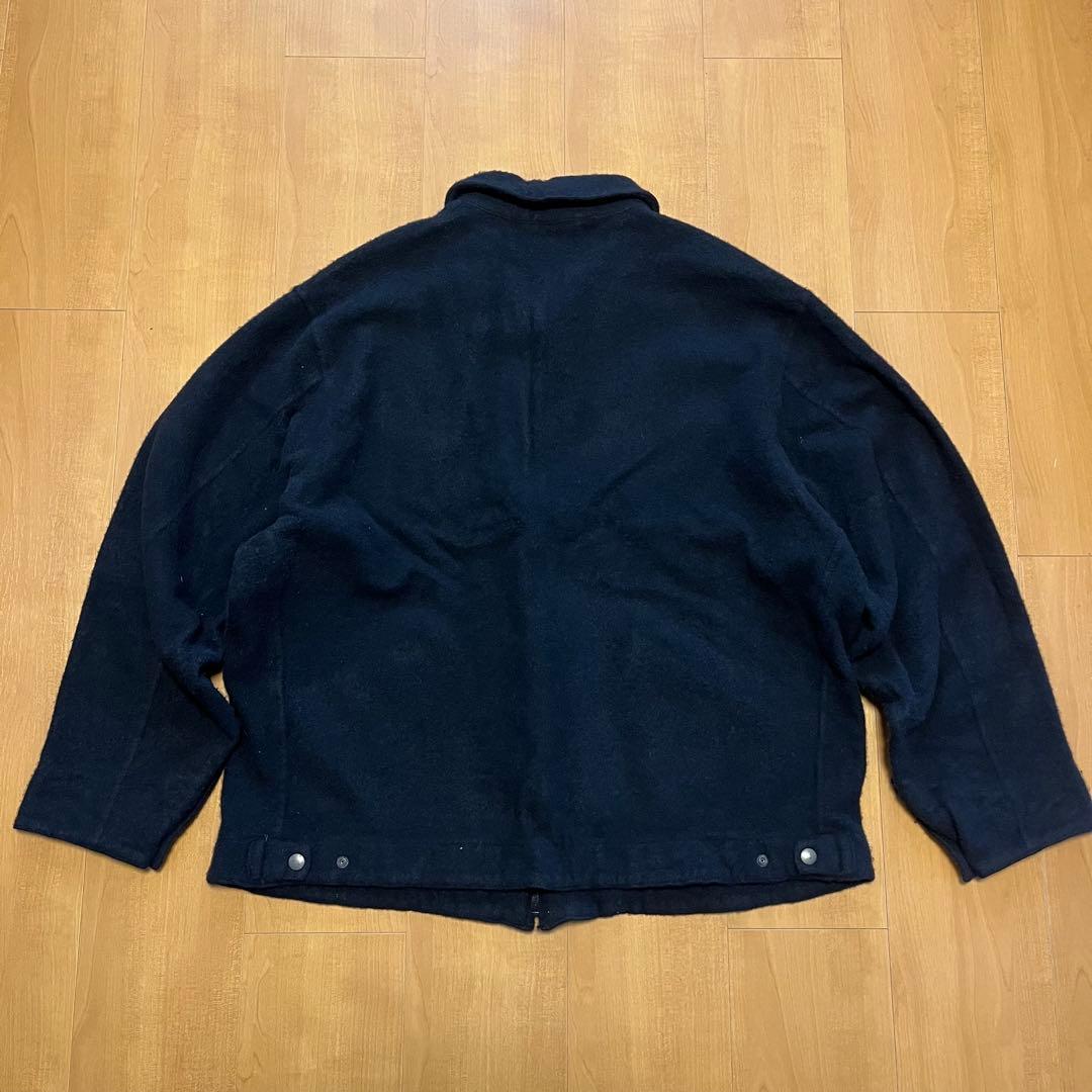 24AW 縮絨ウールジップショートジャケット A03-01014