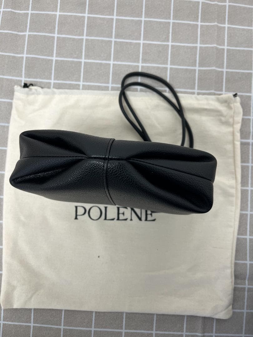 Polène Beri ブラック チェーン ショルダーバッグ