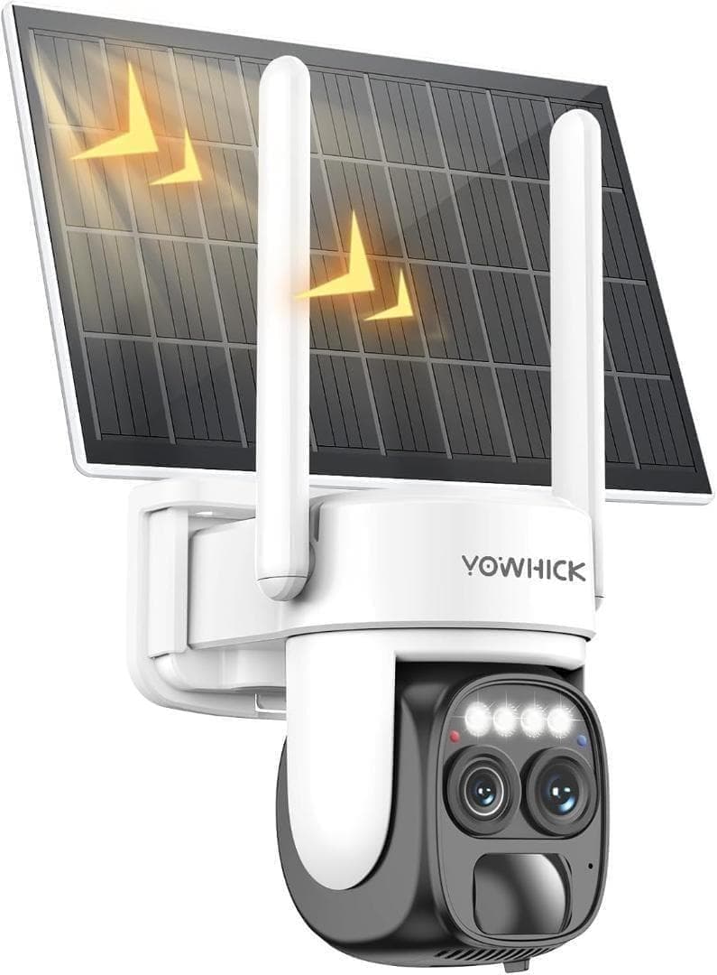 防犯カメラ ワイヤレス 屋外 ソーラー 自動追跡 15000mAh大容量 - メルカリ