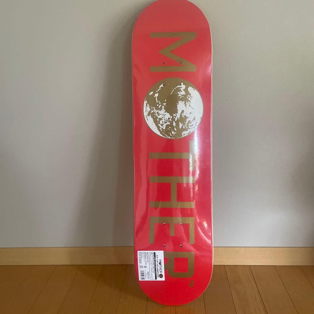 MOTHER スケートボードデッキ レッド MOTHER スケートボードデッキ