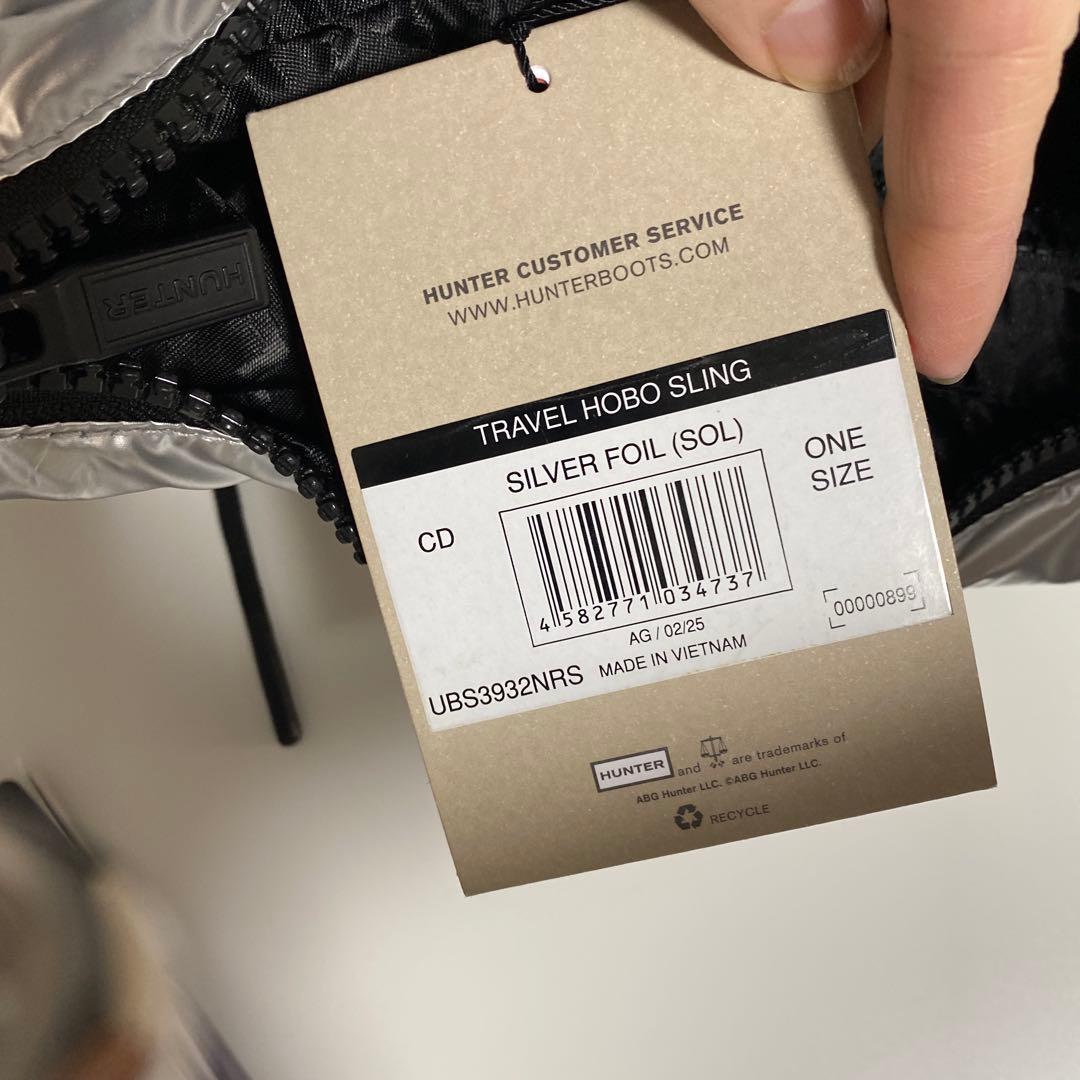 お値下げーHUNTER シルバーショルダーバッグ