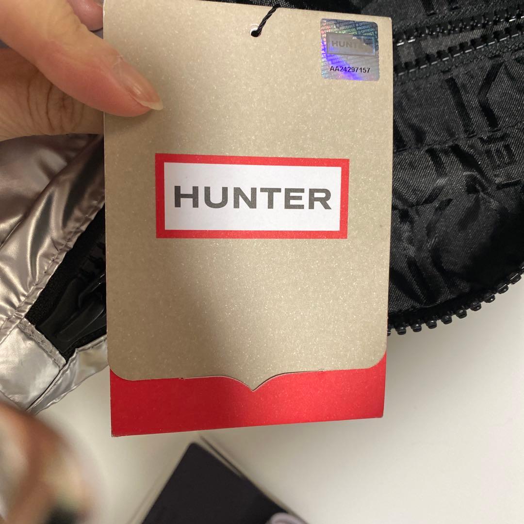 お値下げーHUNTER シルバーショルダーバッグ