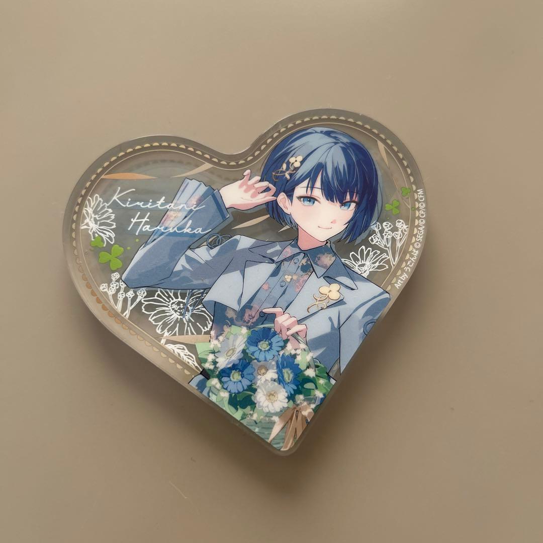 桐谷遥 ハート型アクリルブロック - メルカリ
